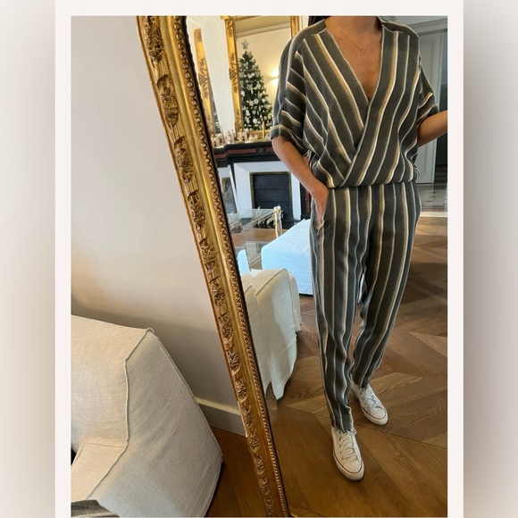 Maje combinaison Striped Jumpsuit - Picture 5 of 7